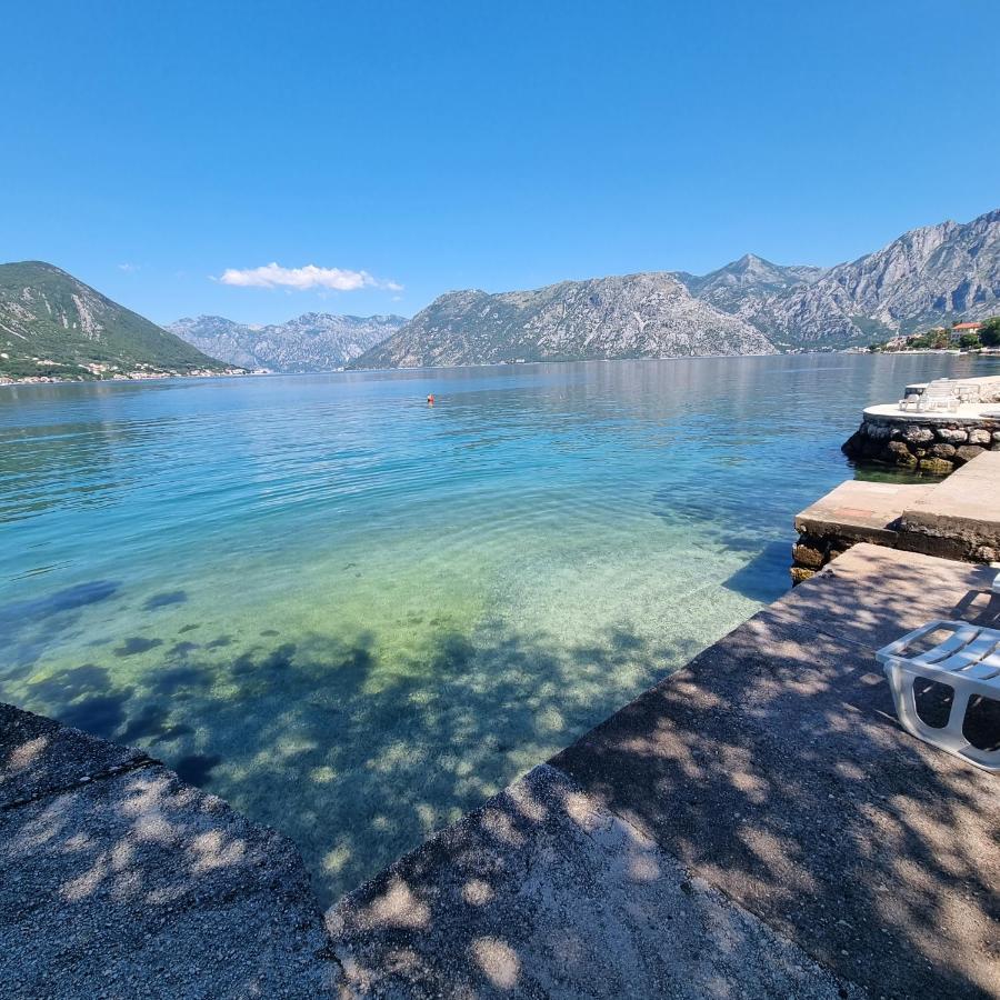 Studio On The Coast, With A View Of The Sunrise,Free We-Fi Kotor Exterior foto